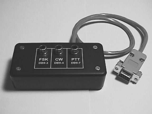 Ron, ND5S, built his interface into a very nice looking box.